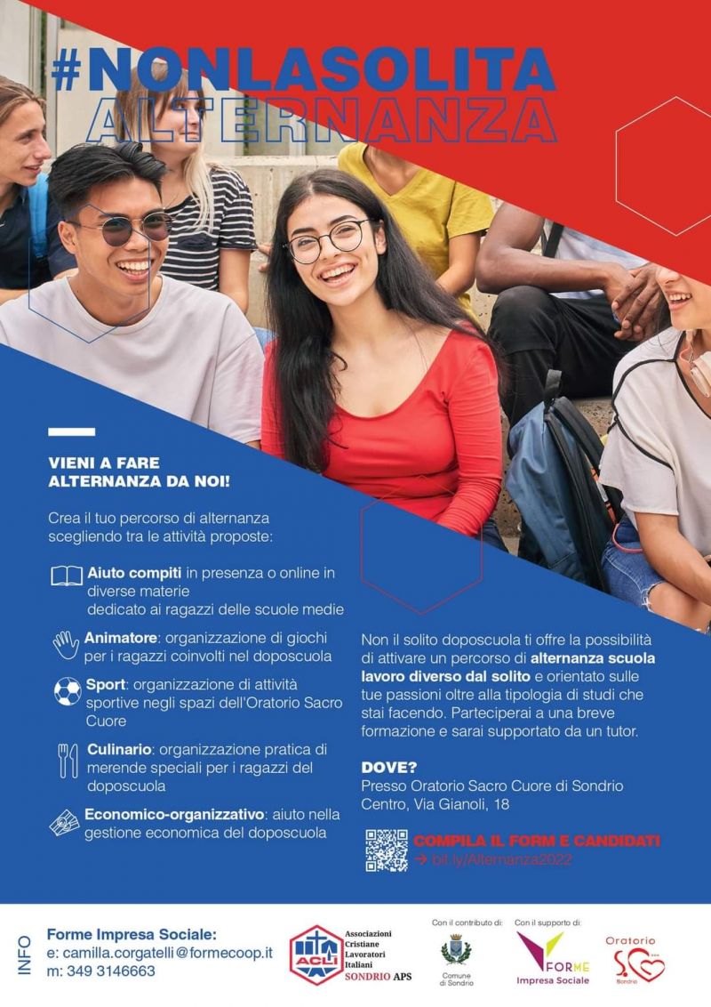 Non la solita alternanza - Acli Sondrio (SO)