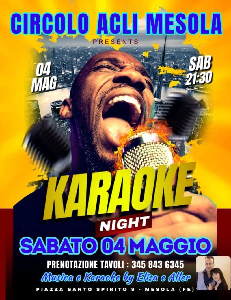 Karaoke Night - Circolo Acli Mesola (FE)