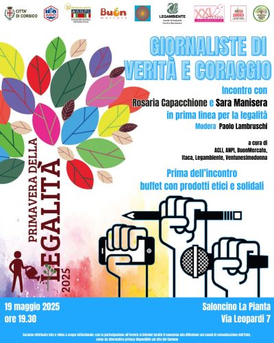 Giornaliste di verità e coraggio - Circolo Acli Corsico (MI)
