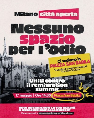 Nessuno spazio per l'odio - Acli Milano (MI)