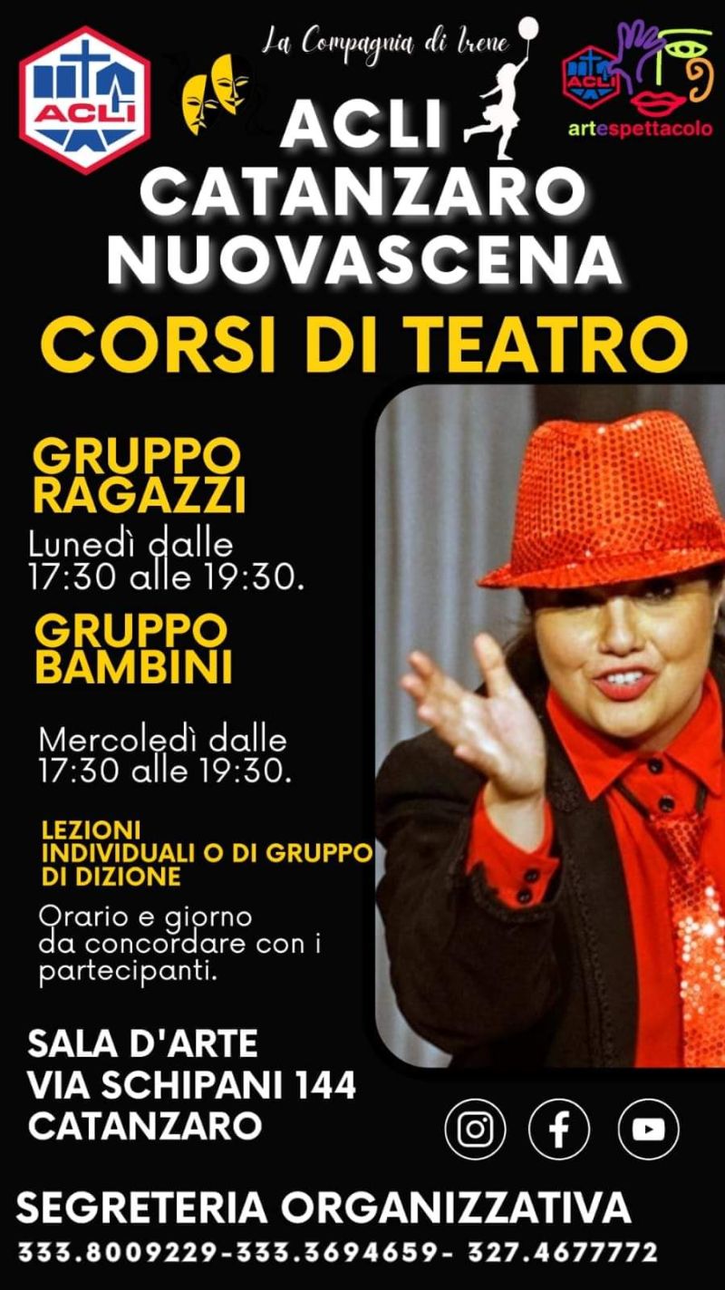 Corsi di Teatro - Circolo Acli Nuovascena (CZ)