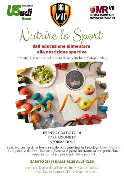Nutrire lo Sport - US Acli Roma (RM)
