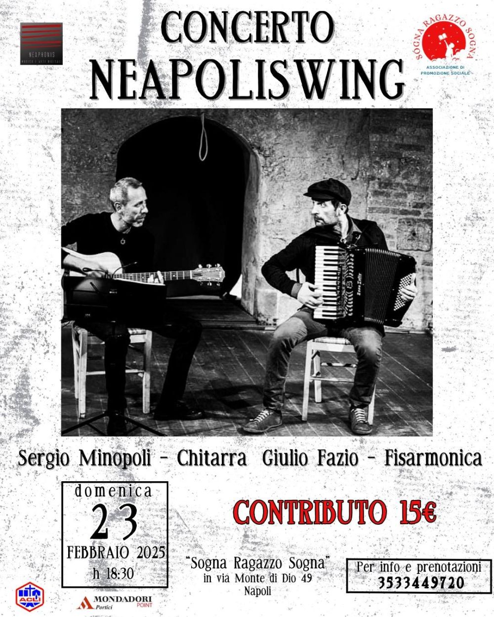 Concerto Neapoliswing - Circolo Acli Sogna Ragazzo Sogna (Napoli)