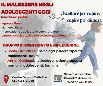 Il malessere negli adolescenti oggi - Rimini - Acli Rimini (RN)