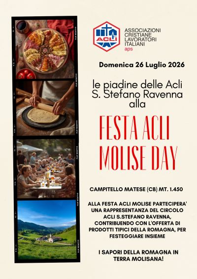 LE PIADINE DELLE ACLI SANTO STEFANO RAVENNA ALLA FESTA ACLI MOLISE DAY - CAMPITELLO MATESE (CB)