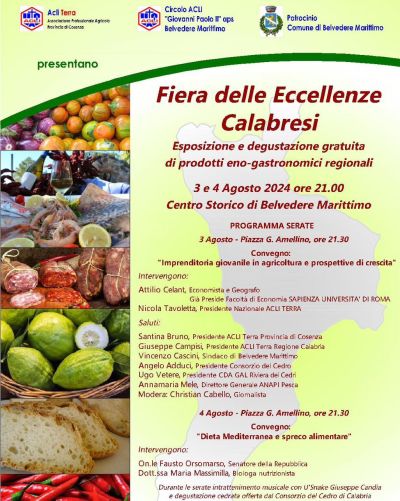 Fiera delle Eccellenze Calabresi - Acli Terra Cosenza e Circolo Acli Belvedere Marittimo (CS)