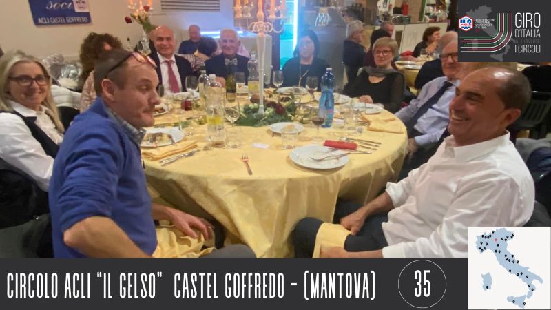 CIRCOLO ACLI IL GELSO - CASTEL GOFFREDO (MANTOVA). TRASPORTO PROTETTO PER LE VISISTE, LAVORI SOCIALMENTE UTILI, GIOCHI PER BAMBINI, IL BALLO: LA FORZA DEL VOLONTARIATO AL SERVIZIO DEL PAESE