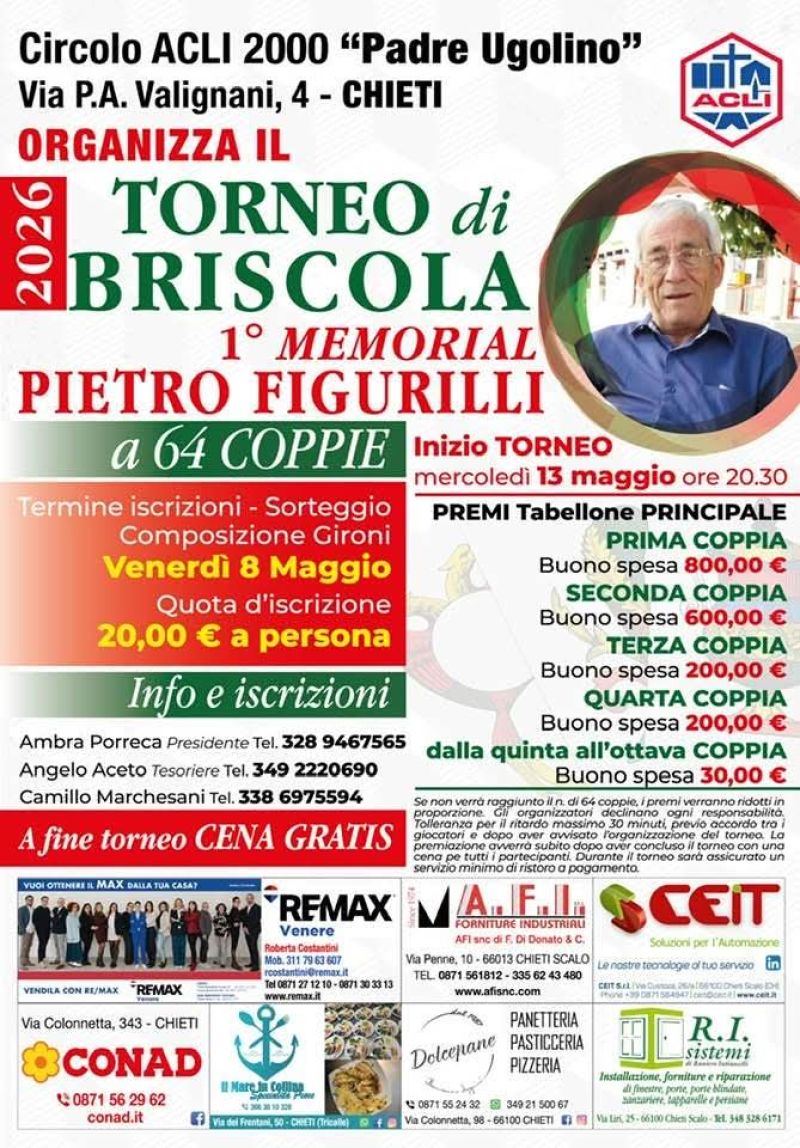 TORNEO DI BRISCOLA - CHIETI