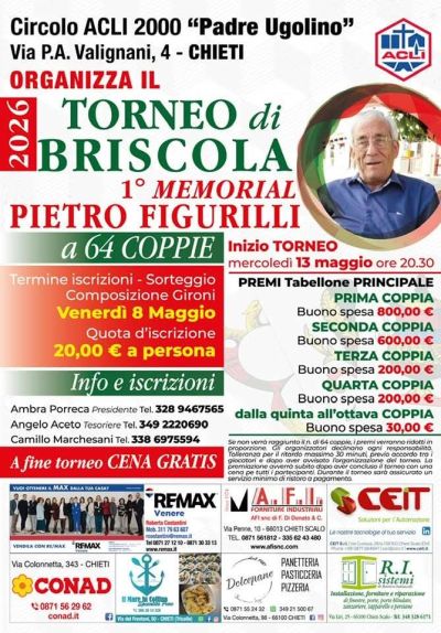 TORNEO DI BRISCOLA - CHIETI
