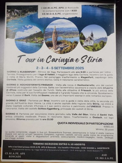 Tour in Carinzia e Striria - Roncade (TV) - Circolo Acli Roncade (TV)
