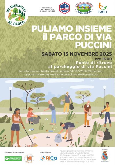 Puliamo insieme il Parco di Via Puccini - Novate Milanese (MI) - Circolo Acli Novate Milanese (MI)