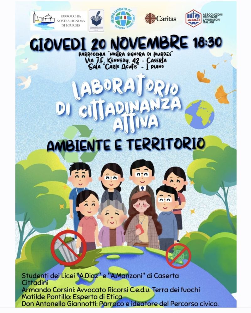 Laboratorio di cittadinanza attiva: Ambiente e territorio - Caserta - Acli Caserta (CE)