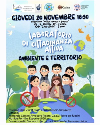 Laboratorio di cittadinanza attiva: Ambiente e territorio - Caserta - Acli Caserta (CE)