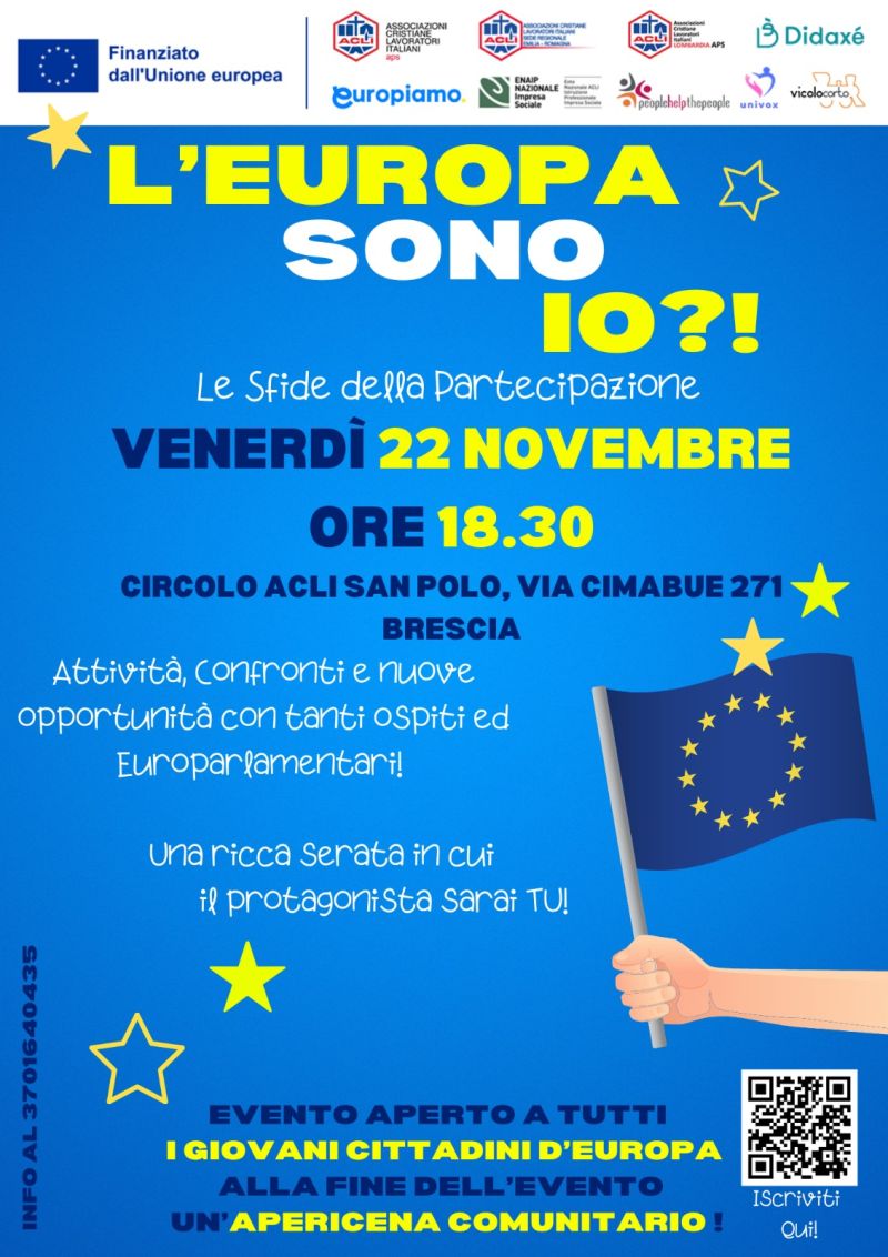 L&#039;Europa sono io?! - Acli Emlia Romagna e Acli Lombardia