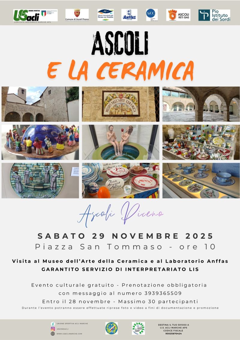 Ascoli e la ceramica - Ascoli Piceno - US Acli Marche