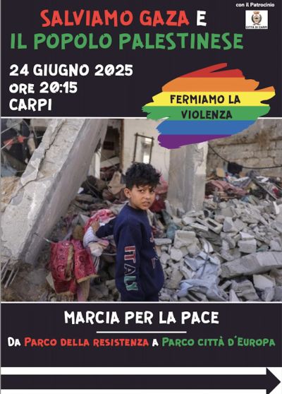 Salviamo Gaza e il popolo palestinese - Carpi (MO) - Acli Modena (MO)