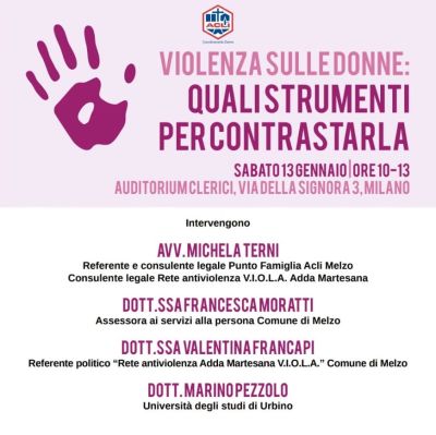 Violenza sulle donne: Quali strumenti per contrastarla - Acli Milano (MI)