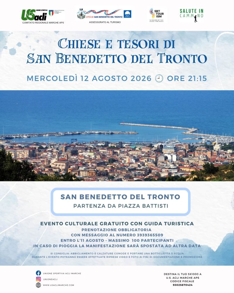 CHIESE E TESORI DI SAN BENEDETTO DEL TRONTO (AP) - US ACLI MARCHE