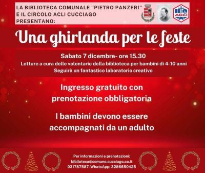 Una girlanda per le feste - Circolo Acli Cucciago (CO)