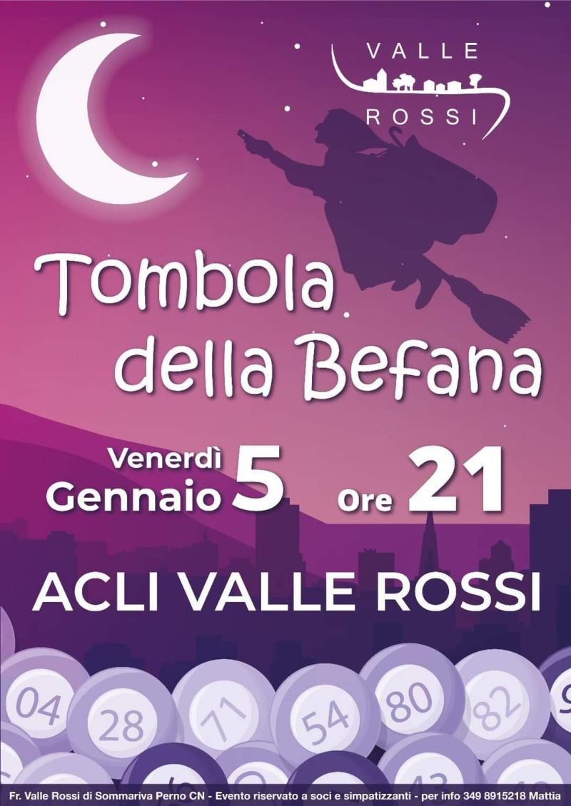 Tombola della Befana - Circolo Acli Valle Rossi (CN)