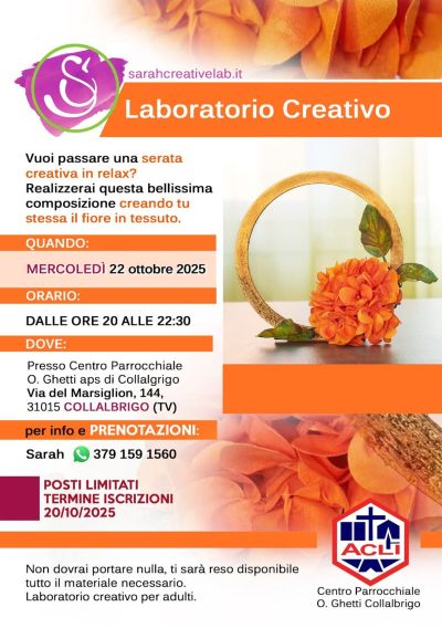 Laboratorio Creativo - Collalbrigo (TV) - Circolo Acli Collalbrigo (TV)