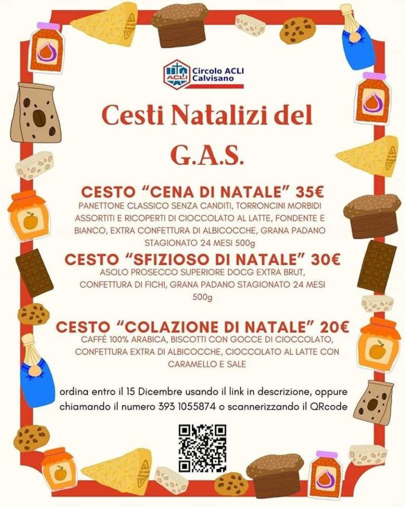 Cesti Natalizi del G.A.S. - Circolo Acli Calvisano (BS)