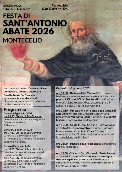 FESTA DI SANT'ANTONIO ABATE - MONTECELIO (RM)
