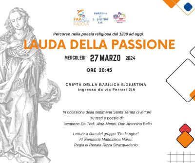 Lauda della Passione - FAP Acli Padova e Acli Arte e Spettacolo Padova (PD)