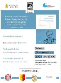 Presentazione del libro &quot;Il medico poeta che scolpiva emozioni&quot; - Acli Chieti (CH)