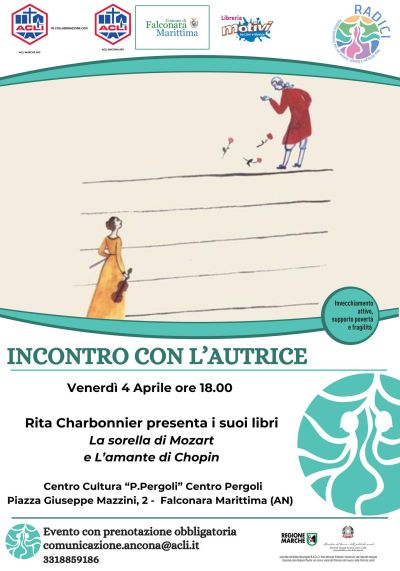 Rita Charbonnier presenta i suoi libri - Acli Marche e Acli Ancona (AN)