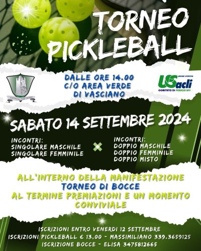 1° Torneo di Pickleball - US Acli Perugia (PG)