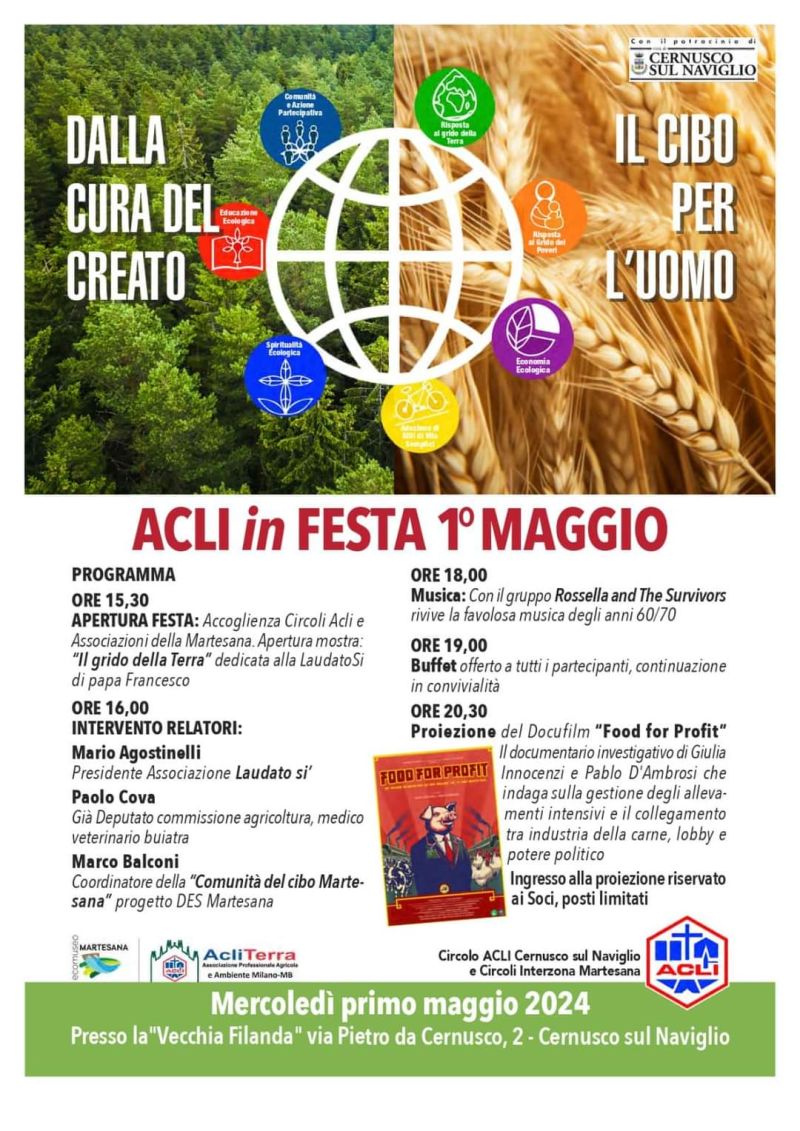 Acli in Festa: 1° Maggio - Circolo Acli Cernuco sul Naviglio (MI)