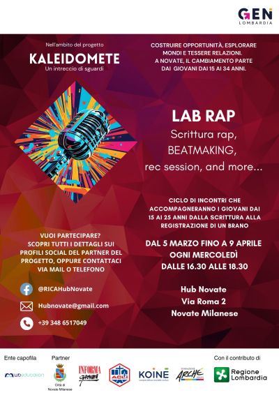Lab Rap - Circolo Acli Novate Milanese (MI)