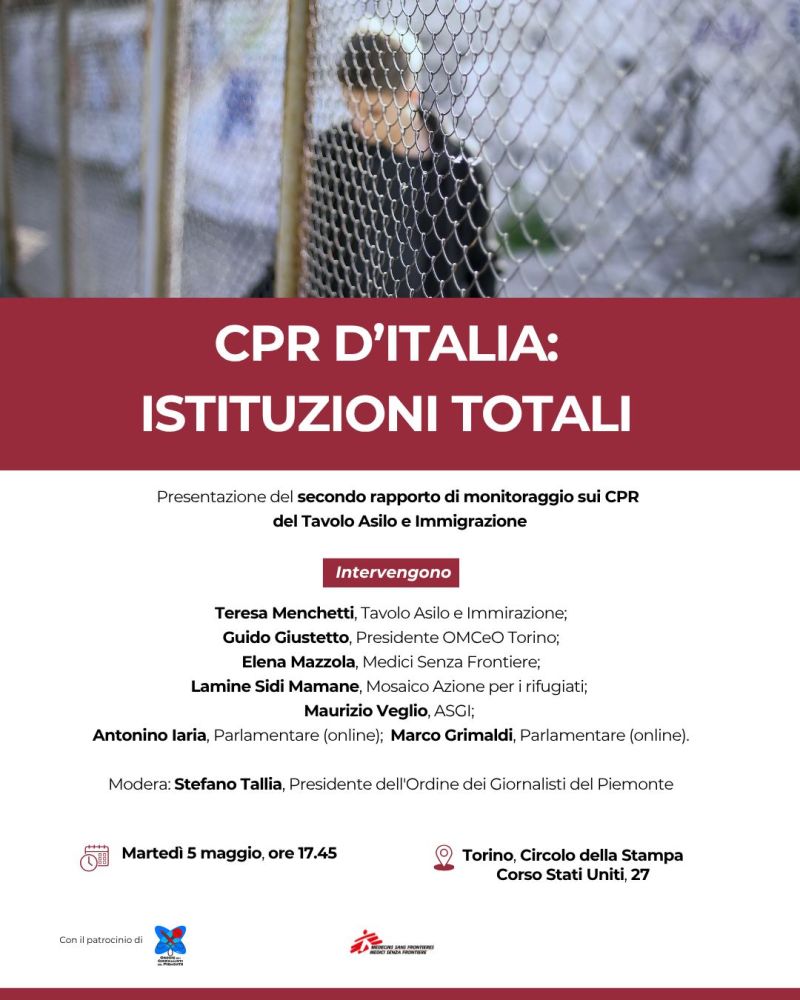 CPR D'ITALIA: ISTITUZIONI TOTALI - TORINO