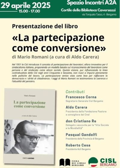 Presentazione del libro "La partecipazione come conversione" - Acli Bergamo (BG)