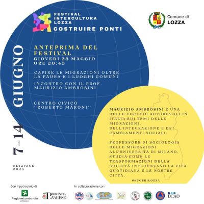 FESTIVAL INTERCULTURA LOZZA COSTRUIRE PONTI - LOZZA (VA) - ACLI PROVINCIALI VARESE (VA)