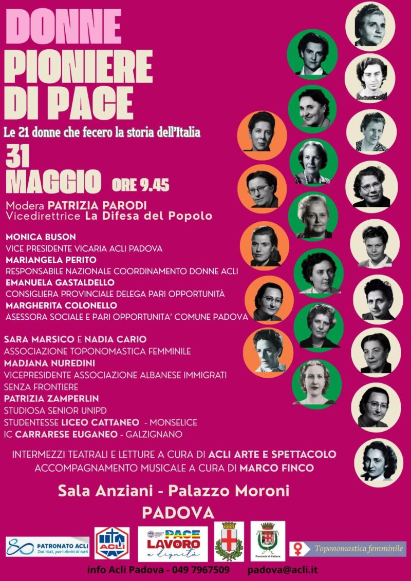 Donne Pioniere di Pace - Acli Padova (PD)