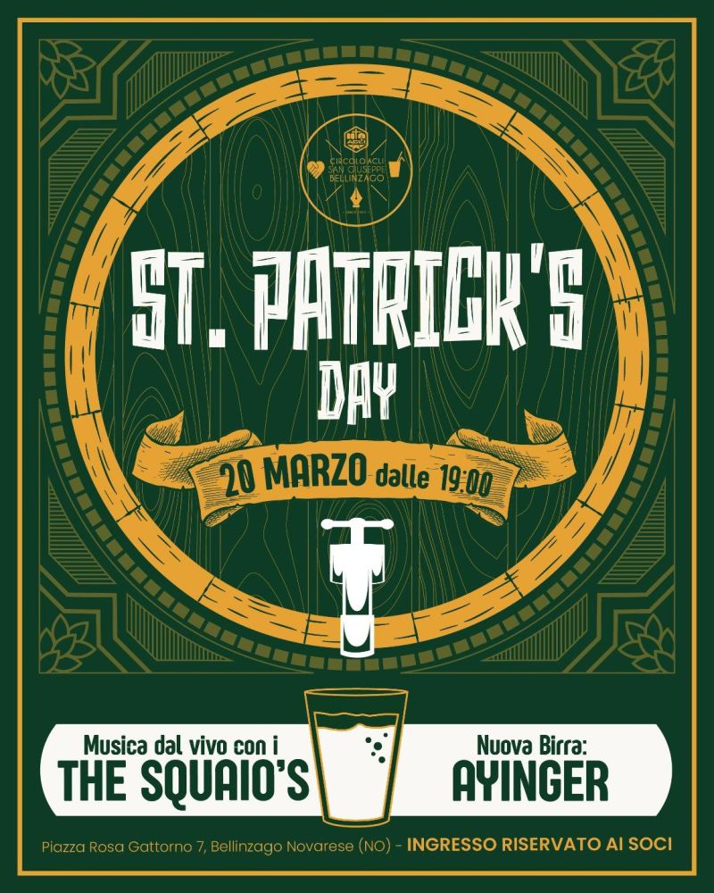 SAN PATRICK'S DAY - BELLINZAGO NOVARESE (NO)
