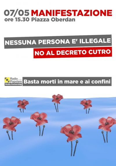 Nessuna persona è illegale. No al Decreto Cutro - Acli Milano (MI)