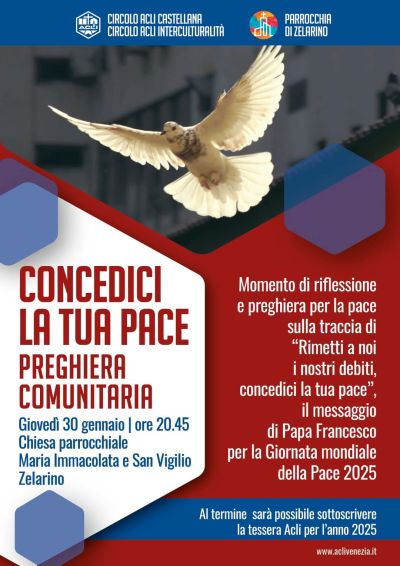 Concedi la tua pace - Circoli Acli Castellana e Interculturalità (VE)