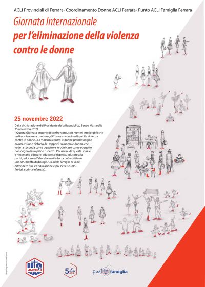 Giornata Internazionale per l&#039;eliminazione della violenza contro le donne - Acli Ferrara (FE)