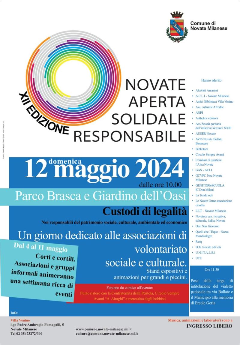 Novate Aperta Solidale Responsabile - Circolo Acli Novate Milanese (MI)