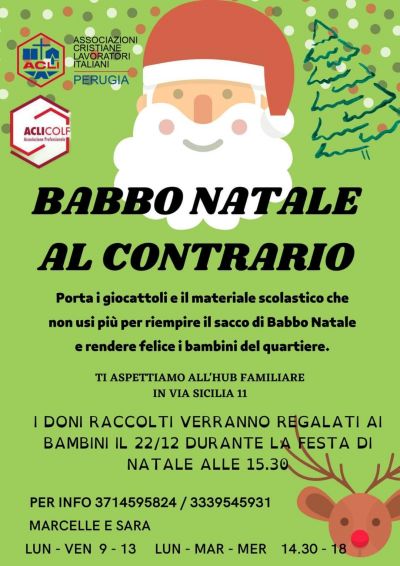Babbo Natale al contrario - Acli Perugia (PG)