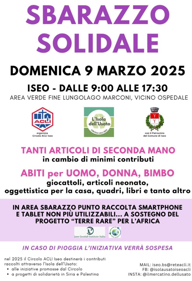Sbarazzo Solidale - Circolo Acli Iseo (BS)