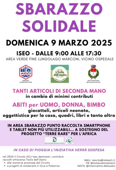 Sbarazzo Solidale - Circolo Acli Iseo (BS)