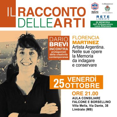 Dario Brevi incontra protagonisti della creatività contemporanea: Florencia Martinez - Circolo Acli Limbiate (MI)