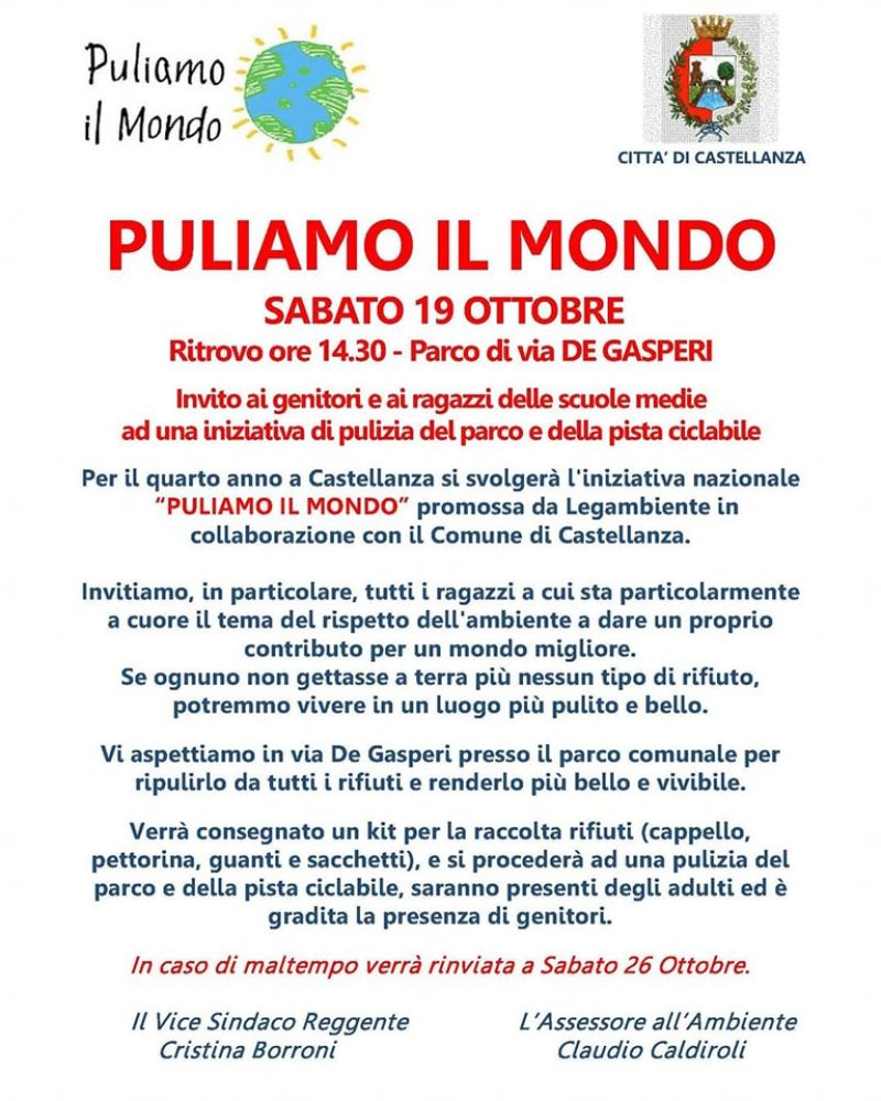 Puliamo il Mondo - Circolo Acli Castellanza (VA)