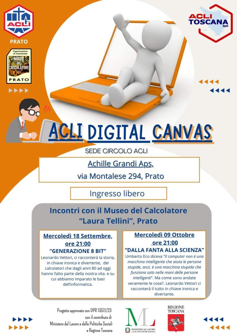 Acli Digital Canvas: Generazione 8 Bit - Acli Prato (PO)