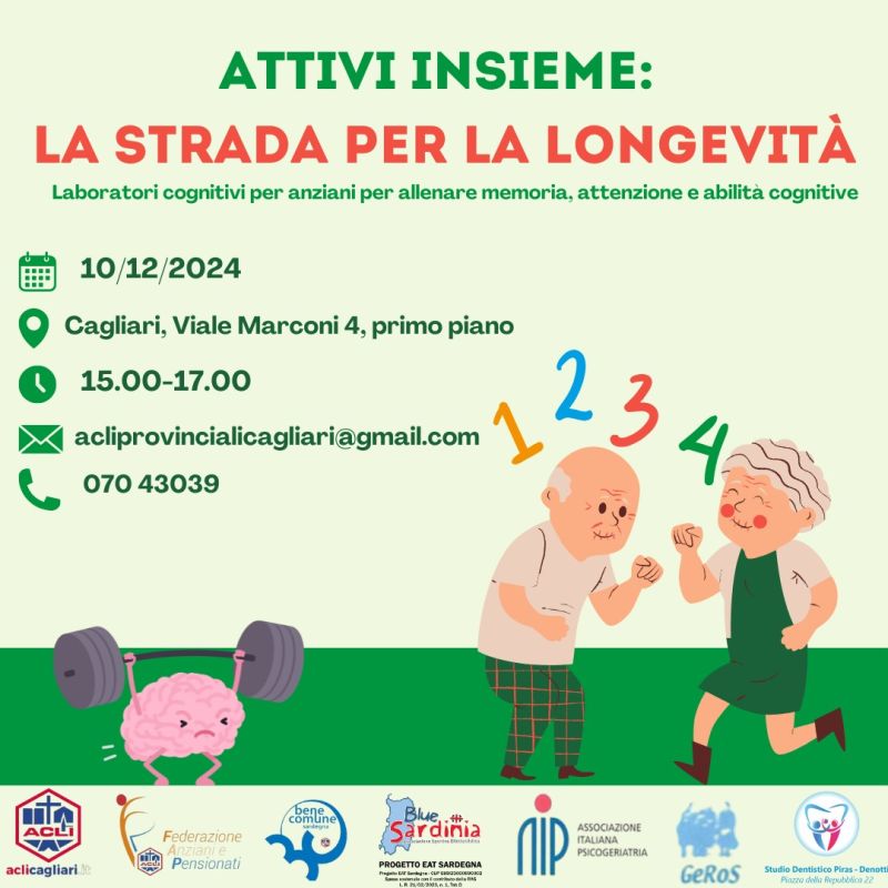 Attivi insieme: La strada per la longevità - Acli Cagliari (CA)