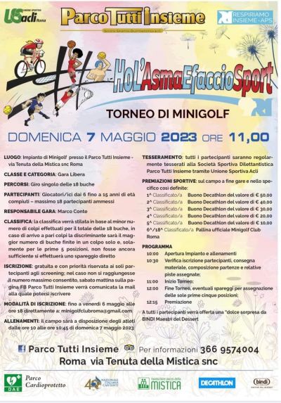 Torneo di minigolf - US Acli Roma (RM)